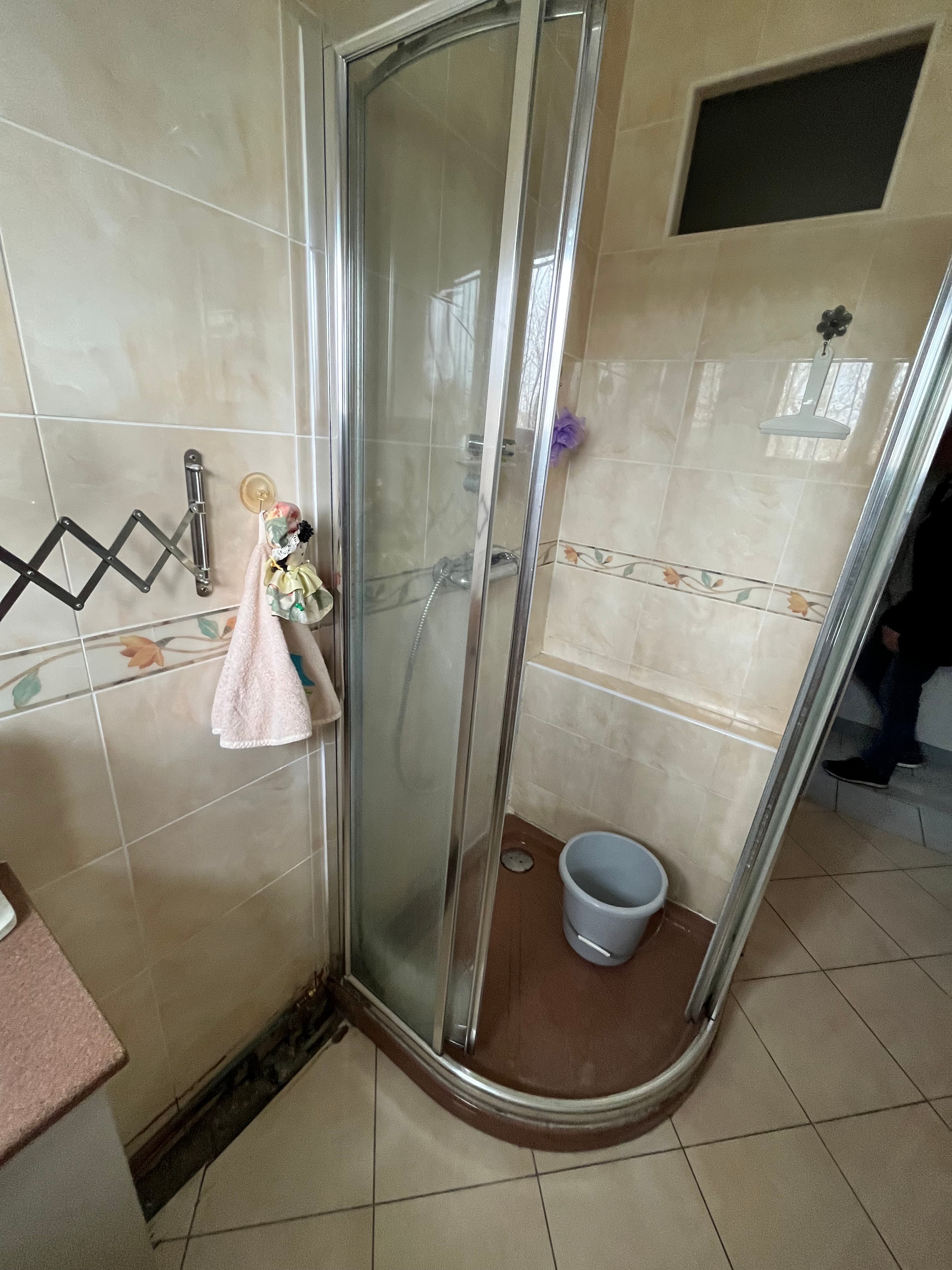 Avant travaux, ancienne salle de bain avec baignoire : réalisation 5, Douche installée en 1 journée